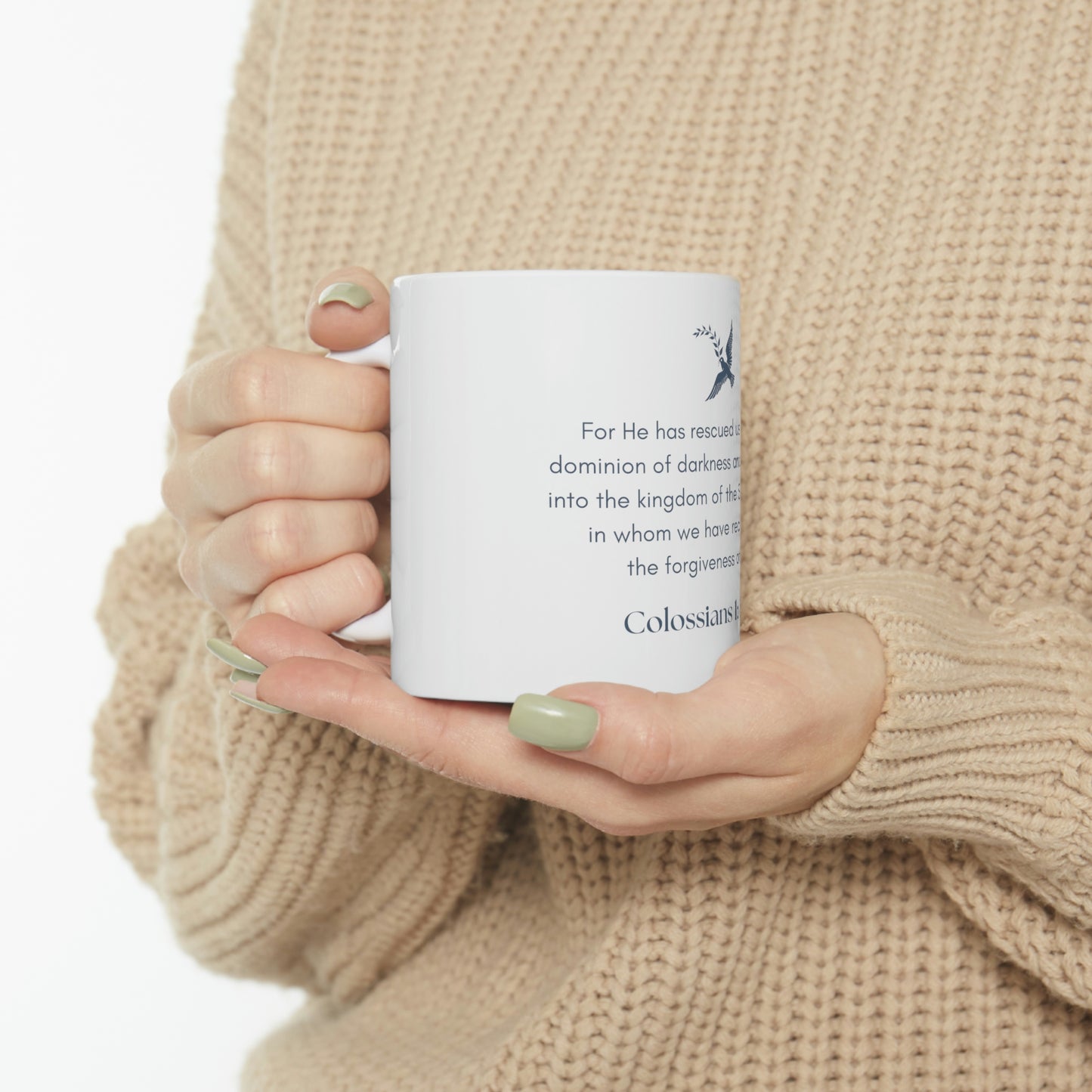 Colossians 1: 13-14 Scripture Passage Mug 11oz