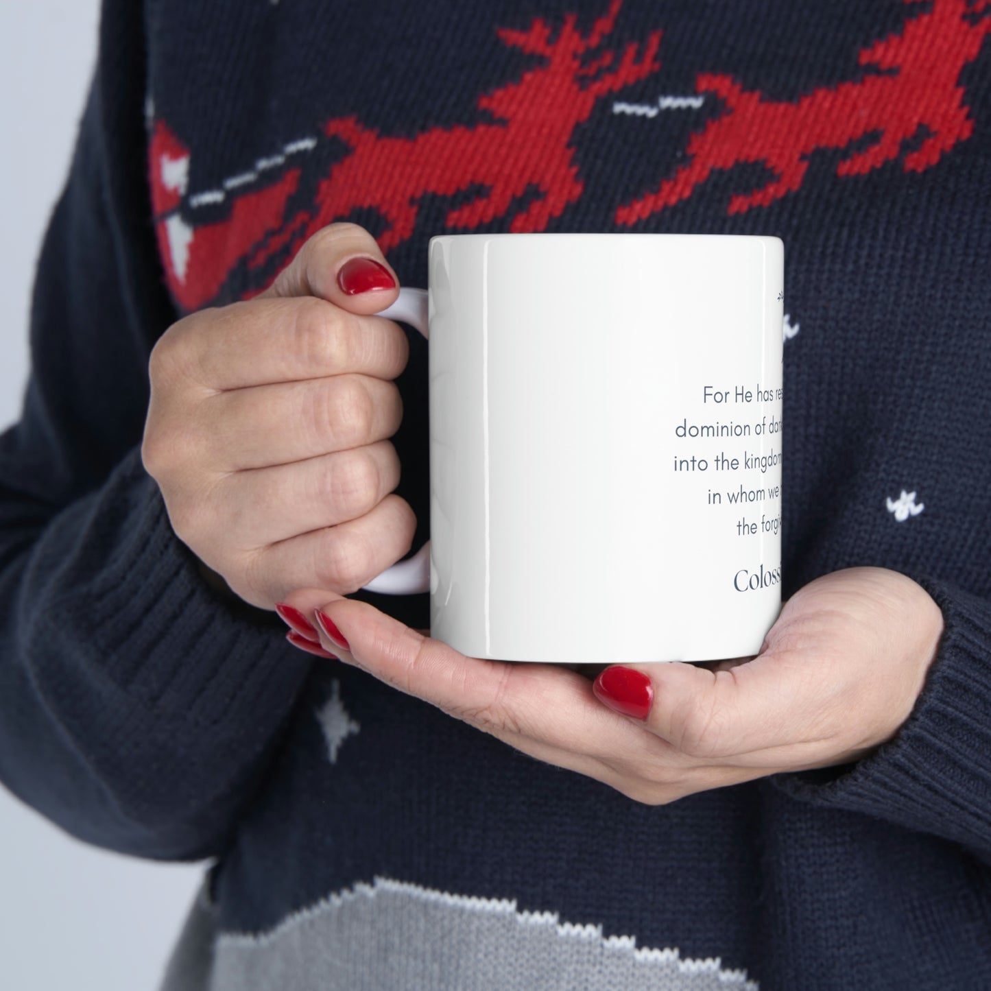 Colossians 1: 13-14 Scripture Passage Mug 11oz