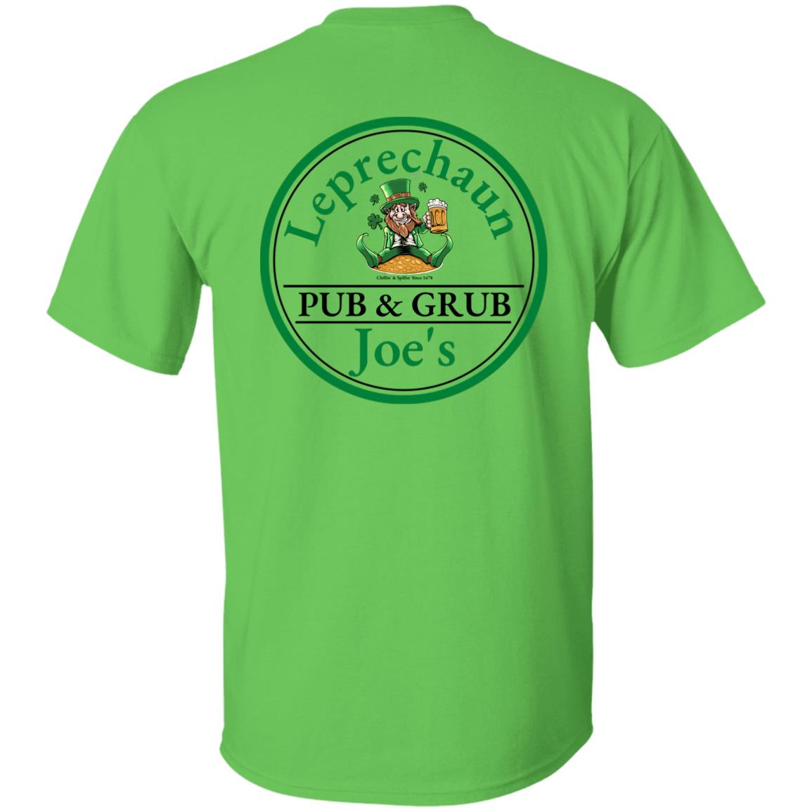 _Leprechaun Joe's Logo T Shirt Leprechaun Joe's Pub & Grub T-Shirt - St. Patrick's Day T-Shirt