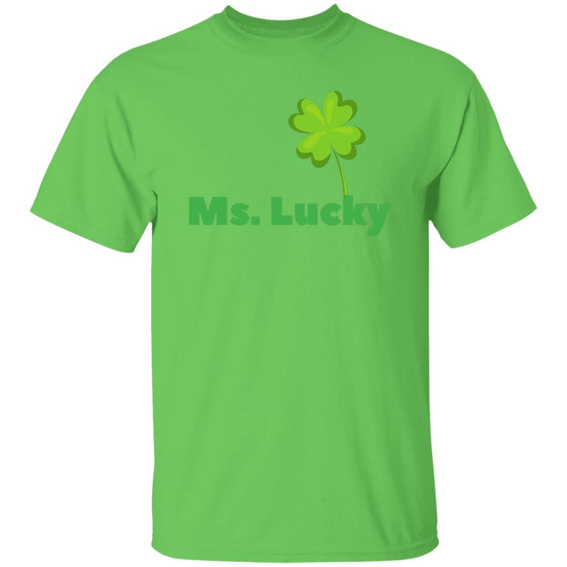 Ms. Lucky T SHirt Ms. Lucky T-Shirt - St. Patrick's Day T-Shirt