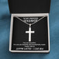 To My Amazing Soulmate - Happy Easter I Love You - Stainless Cross Necklace