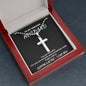 To My Amazing Husband - Happy Easter I love You - Cross Necklace with Ball Chain