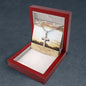 To Our Amazing Granddaughter - Faith Does Not Make Things Easy, It makes them possible - Stainless Cross Necklace