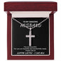 To My Amazing Husband - Happy Easter I love You - Cross Necklace with Ball Chain
