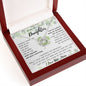 To My Beautiful Daughter - Lucky In Love Necklace - Happy St. Patrick's Day