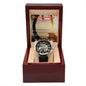 TO My Amazing Husband - You're My Rock! - Men's Openwork Watch