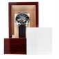 For Dad...Men's Open Work Water Resistant Watch W Genuine Black Leather