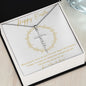 Faith Cross Necklace - Happy Easter - Love Mom & Dad
