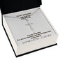 To My Amazing Wife - Happy Easter I Love You - Faith Cross Necklace