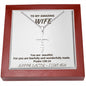 To My Amazing Wife - Happy Easter I Love You - Faith Cross Necklace