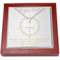 Faith Cross Necklace - Happy Easter - Love Mom & Dad