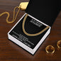 To My Amazing Soulmate - Happy Easter I Love You - Cuban Chain Necklace