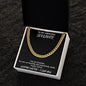 To My Amazing Soulmate - Happy Easter I Love You - Cuban Chain Necklace