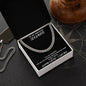 To My Amazing Soulmate - Happy Easter I Love You - Cuban Chain Necklace