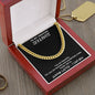 To My Amazing Soulmate - Happy Easter I Love You - Cuban Chain Necklace