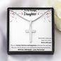 To Our Beautiful Daughter - Stainless Steel Cross Necklace