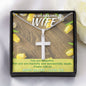 To My Amazing Wife - Happy Easter - Stainless Steel Cross Necklace