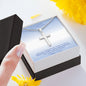 To My Beautiful Granddaughter - Happy Easter - Stainless Steel Cross Necklace
