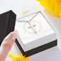 Happy Easter - Stainless Steel Cross - Love Mom & Dad