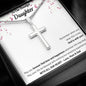 To Our Beautiful Daughter - Stainless Steel Cross Necklace