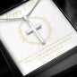 Happy Easter - Stainless Steel Cross - Love Mom & Dad