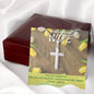 To My Amazing Wife - Happy Easter - Stainless Steel Cross Necklace