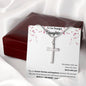 To Our Beautiful Daughter - Stainless Steel Cross Necklace