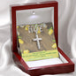 To My Amazing Wife - Happy Easter - Stainless Steel Cross Necklace