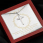 Happy Easter - Stainless Steel Cross - Love Mom & Dad