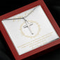 Happy Easter - Stainless Steel Cross - Love Mom & Dad