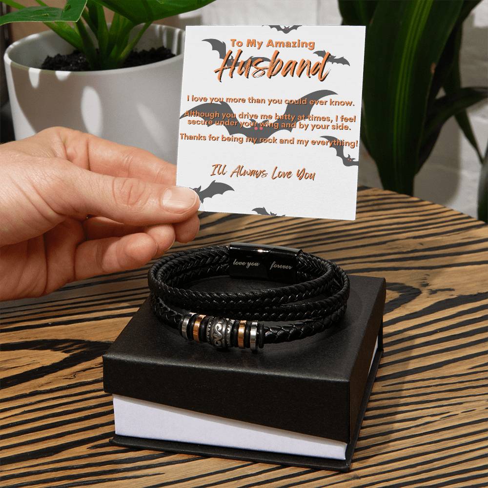 To My Amazing Husband - Love You Forever Bracelet