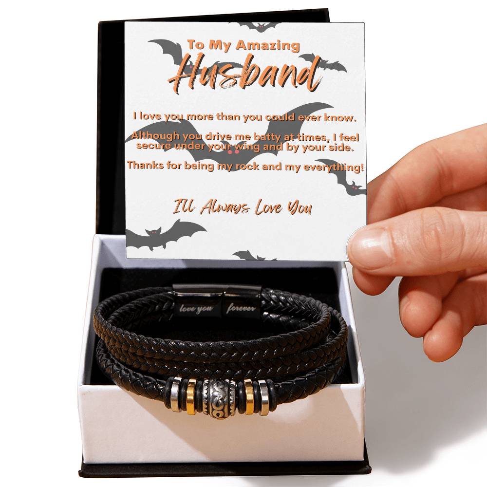 To My Amazing Husband - Love You Forever Bracelet