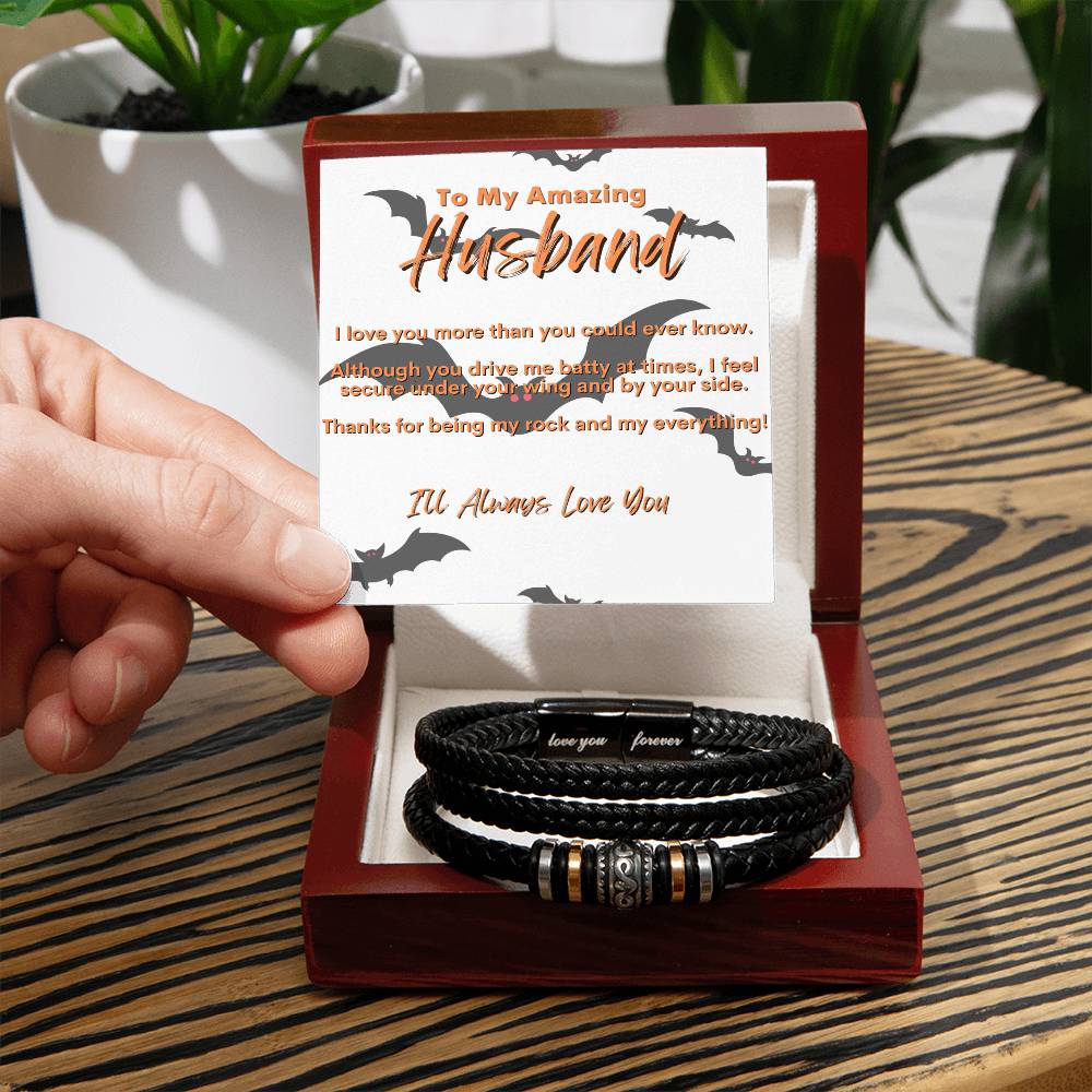 To My Amazing Husband - Love You Forever Bracelet