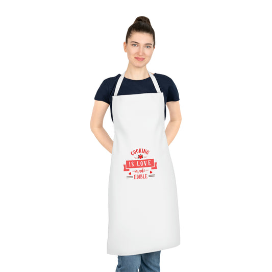Cooking Is Love Made Edible - Adult Apron