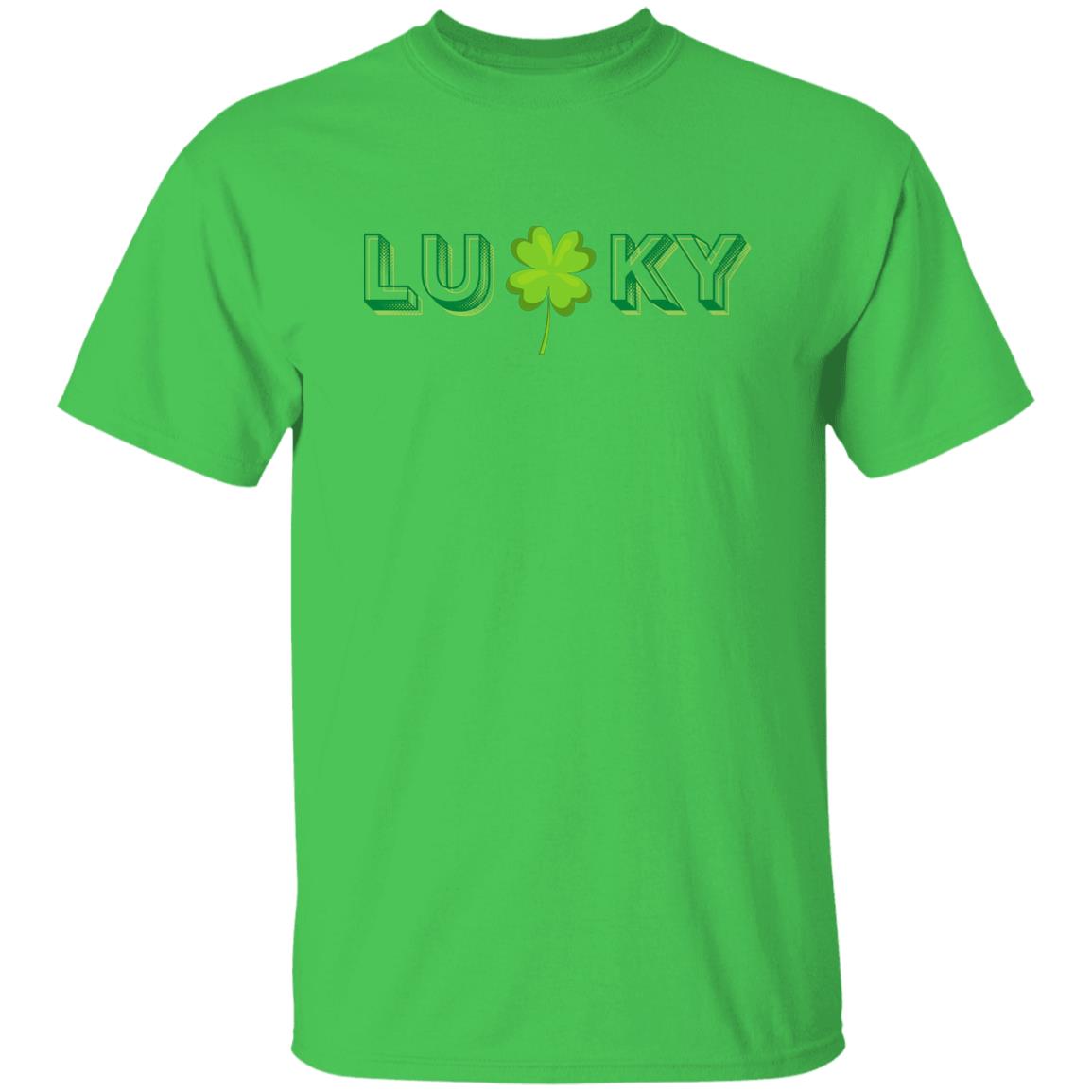 Lu ky T Shirt LUCKY T-Shirt - St. Patrick's Day Lucky Clover Shirt