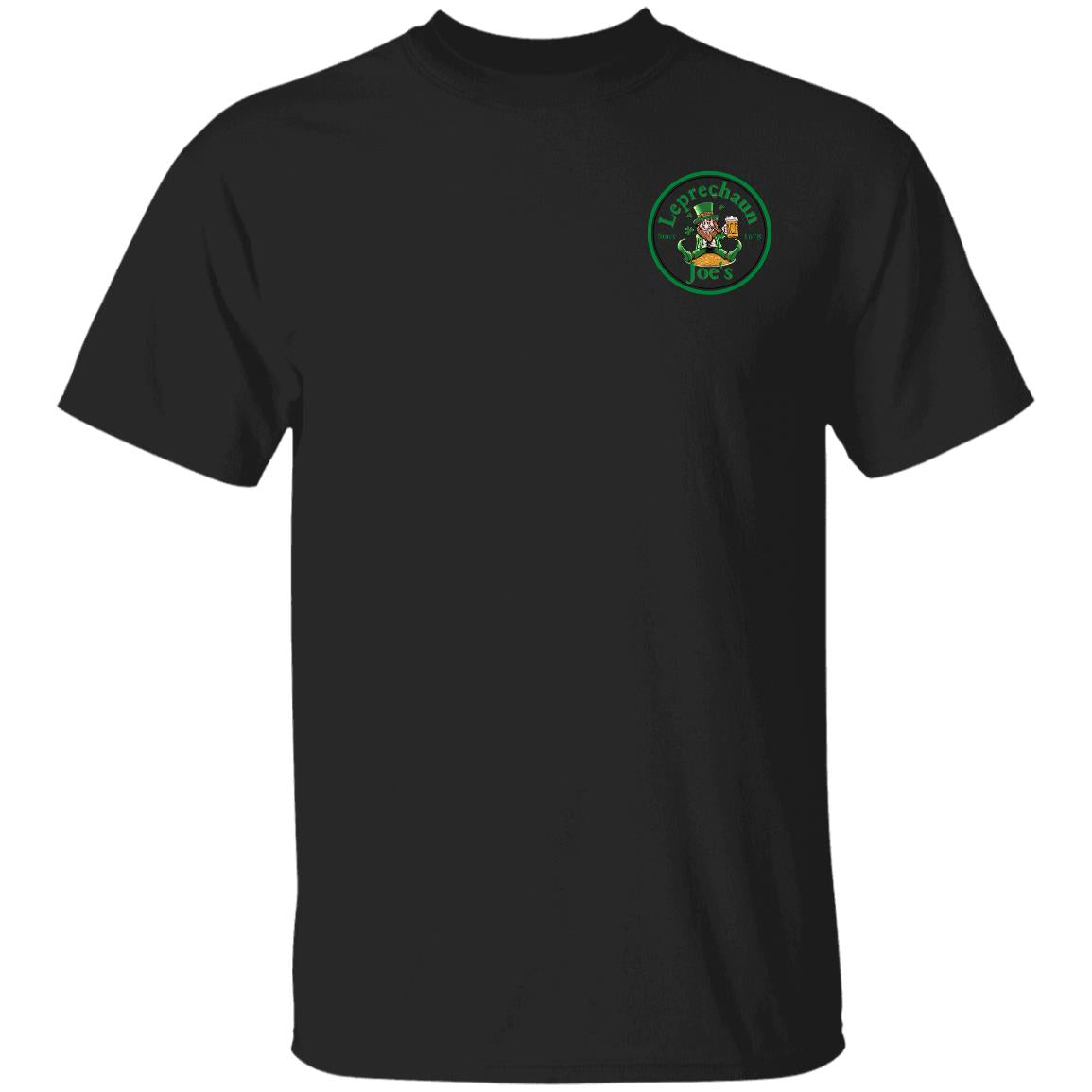 _Leprechaun Joe's Logo T Shirt Leprechaun Joe's Pub & Grub T-Shirt - St. Patrick's Day T-Shirt