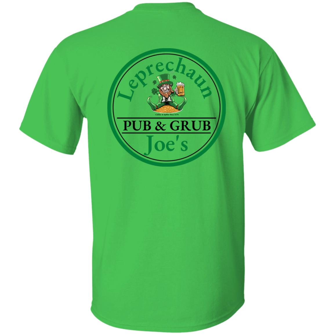 _Leprechaun Joe's Logo T Shirt Leprechaun Joe's Pub & Grub T-Shirt - St. Patrick's Day T-Shirt
