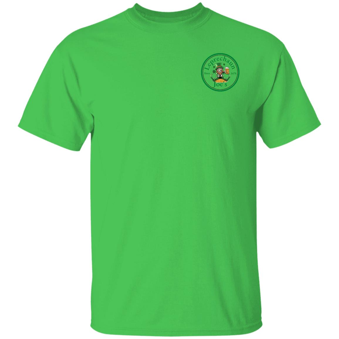 _Leprechaun Joe's Logo T Shirt Leprechaun Joe's Pub & Grub T-Shirt - St. Patrick's Day T-Shirt