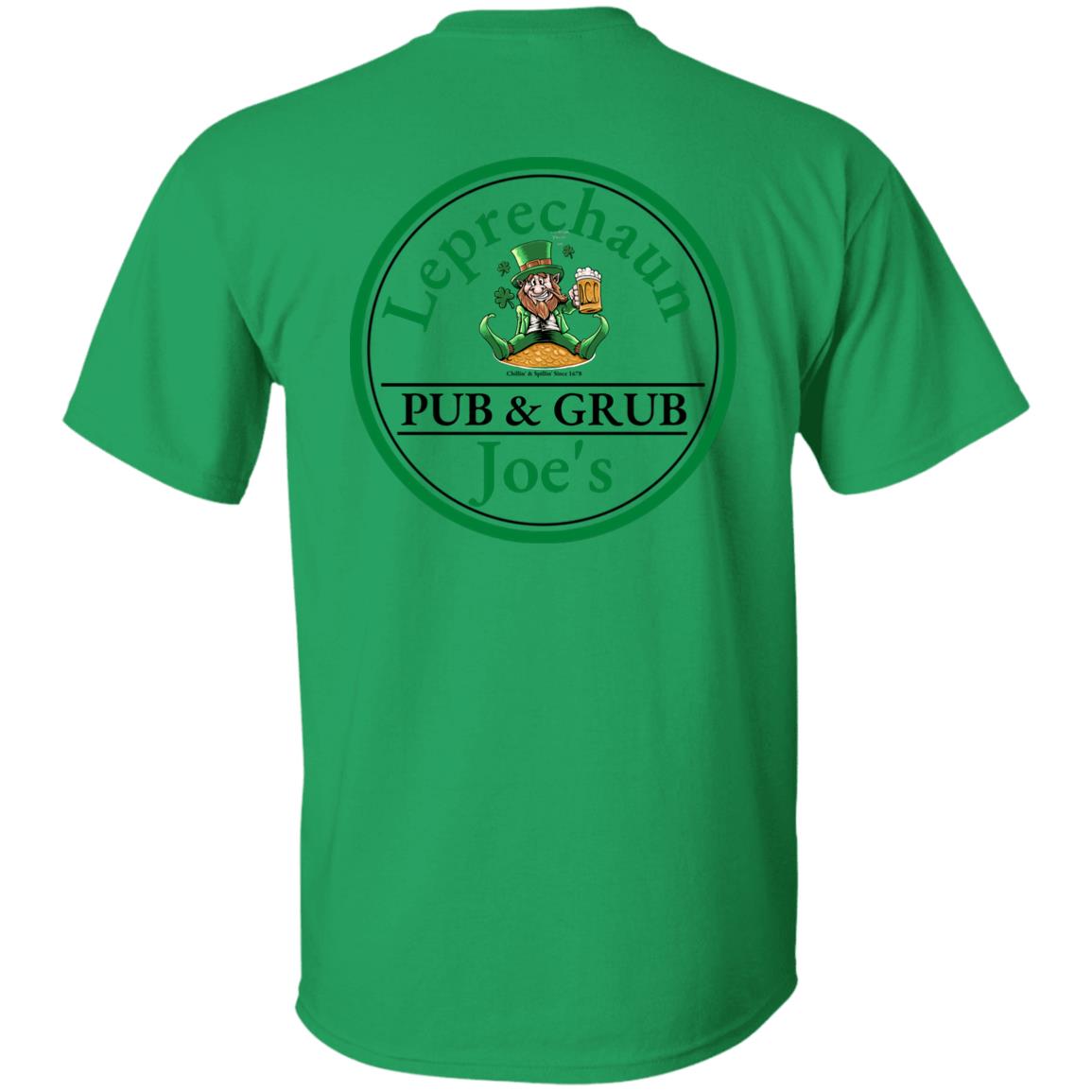 _Leprechaun Joe's Logo T Shirt Leprechaun Joe's Pub & Grub T-Shirt - St. Patrick's Day T-Shirt