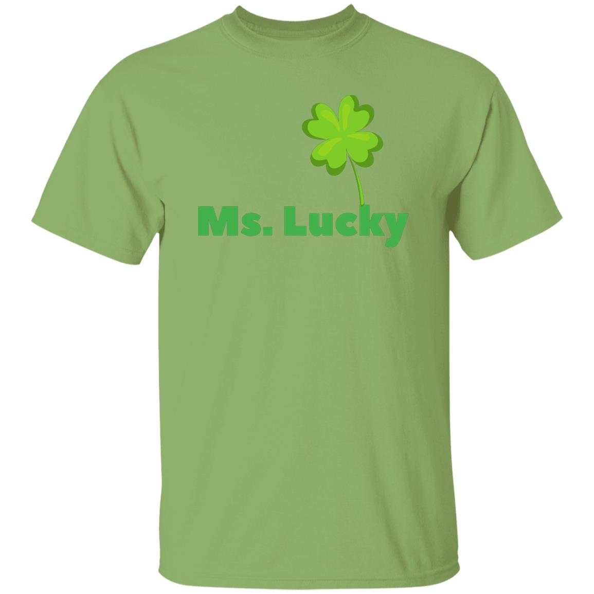 Ms. Lucky T SHirt Ms. Lucky T-Shirt - St. Patrick's Day T-Shirt