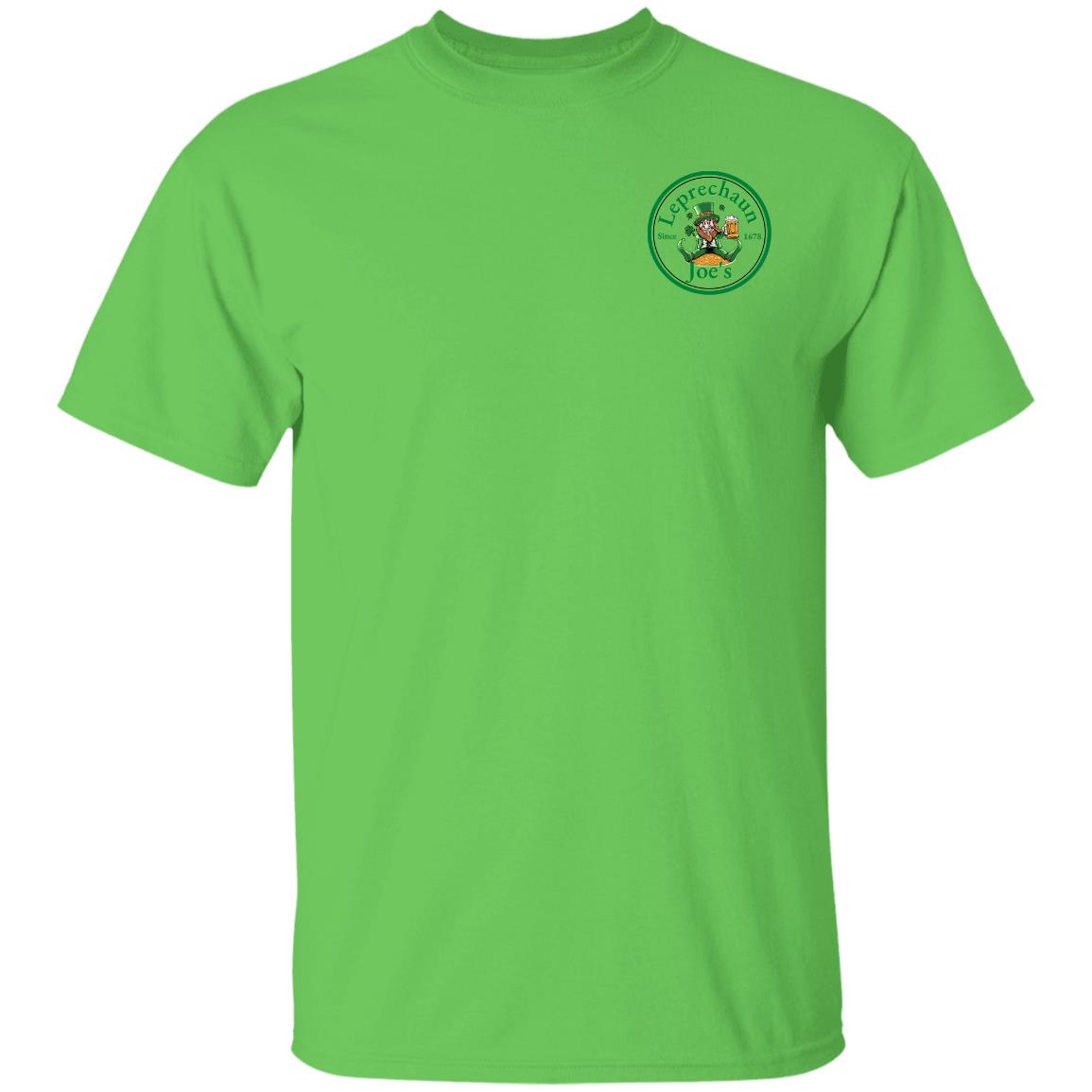 _Leprechaun Joe's Logo T Shirt Leprechaun Joe's Pub & Grub T-Shirt - St. Patrick's Day T-Shirt