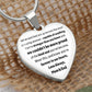 We've Watched You Grow Into the Most Amazing Woman - From Mom and Dad - Heart Necklace
