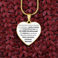 We've Watched You Grow Into the Most Amazing Woman - From Mom and Dad - Heart Necklace