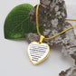 We've Watched You Grow Into the Most Amazing Woman - From Mom and Dad - Heart Necklace
