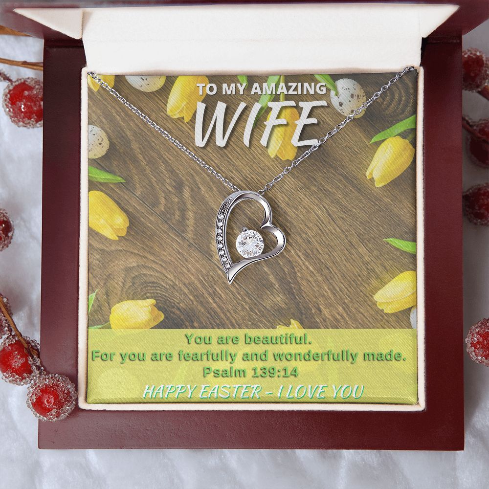 To My Amazing Wife - Happy Easter - Forever Love Necklace