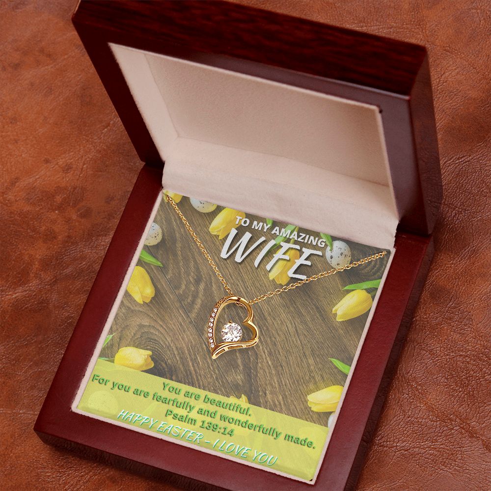 To My Amazing Wife - Happy Easter - Forever Love Necklace