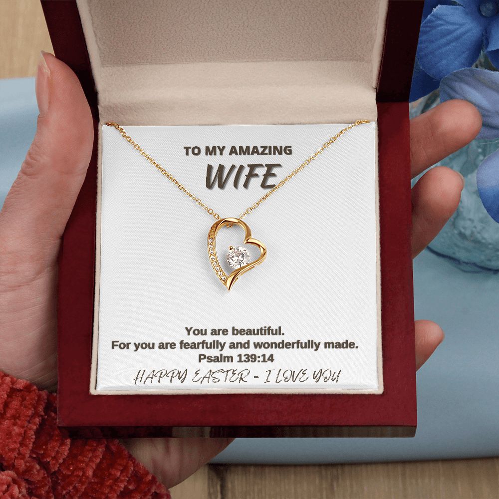 To My Amazing Wife - Happy Easter - Forever Love Necklace