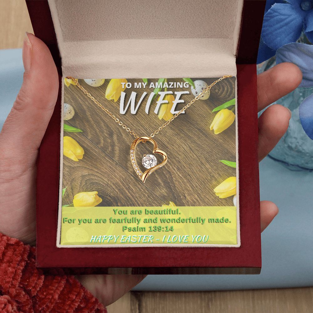 To My Amazing Wife - Happy Easter - Forever Love Necklace