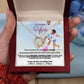 A Mi Hermosa Hija - Te Amo Mas De Lo Que Podrias Saber - Amor Simpre, Papa - Forever Love Necklace