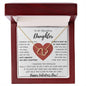 To My Beautiful Daughter - Happy Valentine's Day - Everlasting Love Necklace